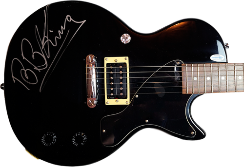B.B. King Autographed Signed Gibson Epiphone Guitar UACC AFTAL RACC TS