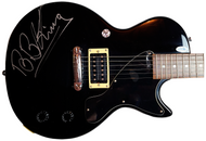 B.B. King Autographed Signed Gibson Epiphone Guitar UACC AFTAL RACC TS