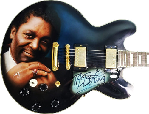 B.B. King Autographed Gibson Epiphone Lucille Guitar