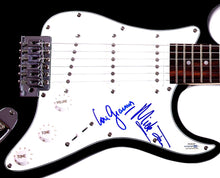 Load image into Gallery viewer, Foreigner Autographed X2 Signed Guitar Mick Jones Lou Gramm ACOA
