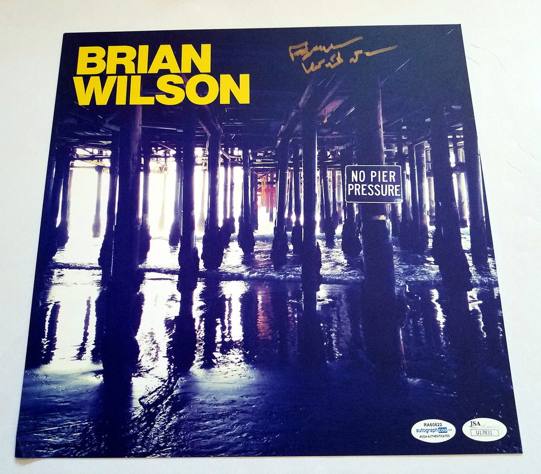Beach Boys Brian Wilson Autographed Signed Album Record LP