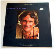 James Taylor & Leeland Sklar Autographed Signed Record Album LP