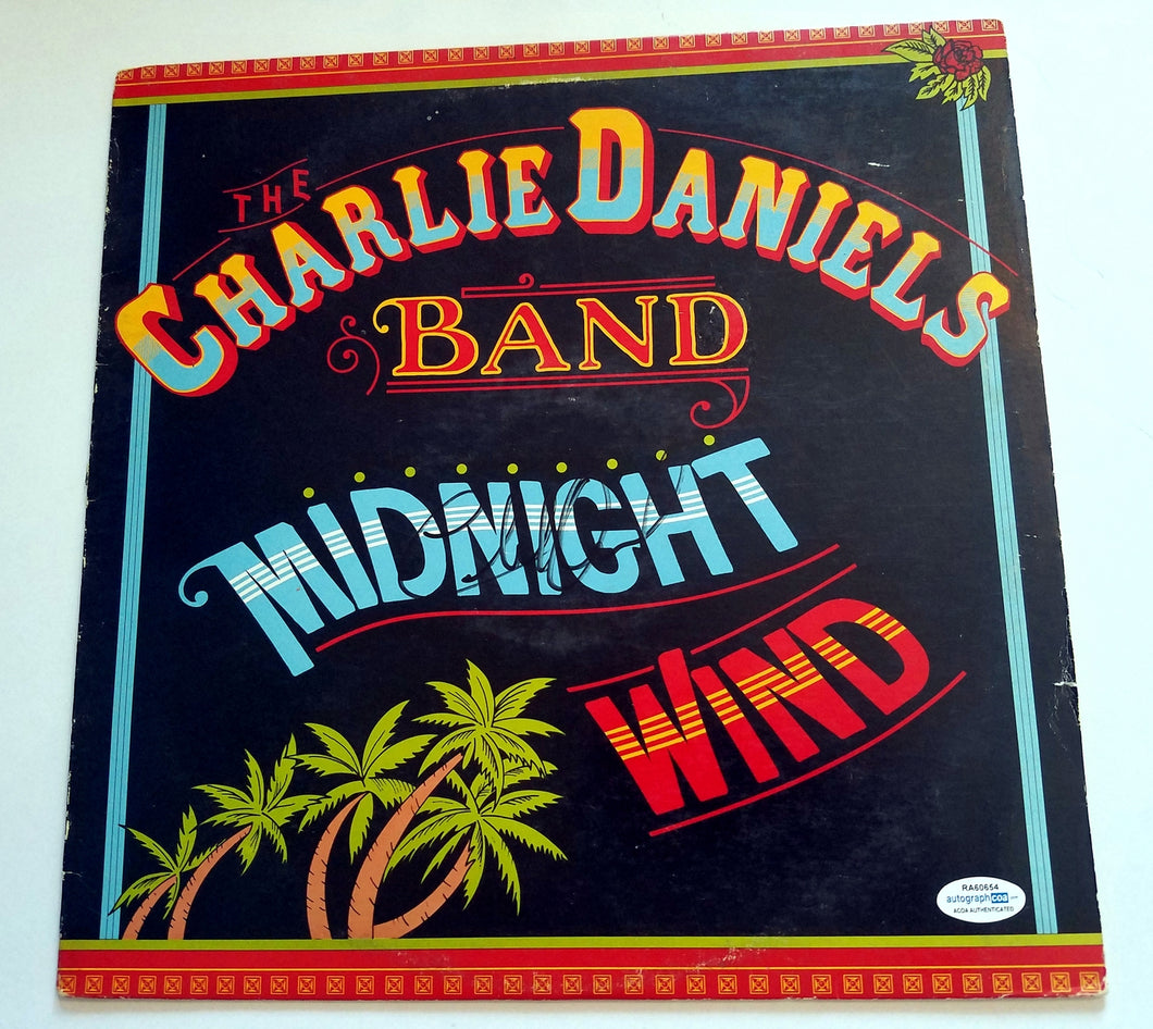 Charlie Daniels Autographed Signed Record Album LP