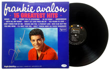 Load image into Gallery viewer, Frankie Avalon Autographed 15 Greatest Hits Album LP
