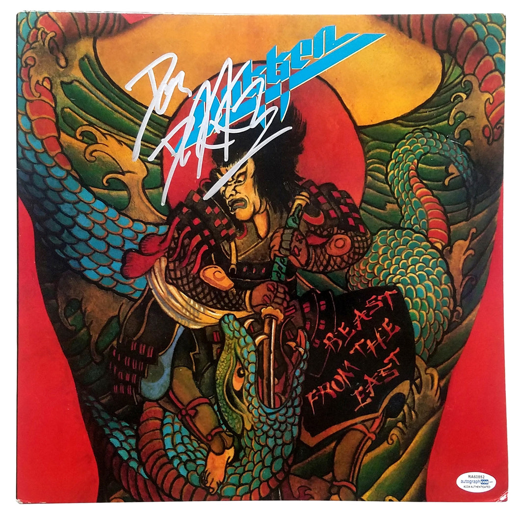 Don Dokken Autographed Beast From The East Album LP