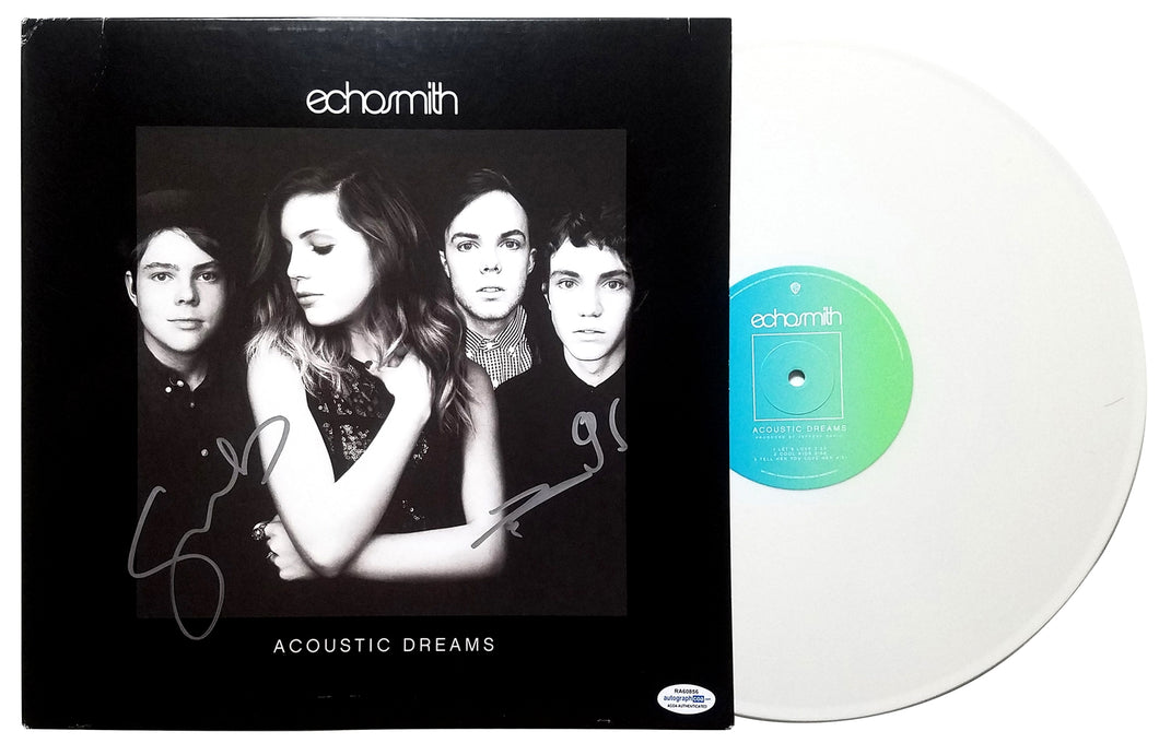 Echosmith Autographed X3 Acoustic Dreams Album Record LP