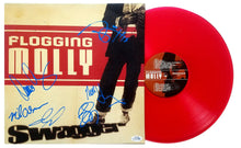 Load image into Gallery viewer, Flogging Molly Autographed X6 Signed Swagger Album LP
