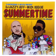 Load image into Gallery viewer, DJ Jazzy Autographed Signed Summertime Mixtape LP Album Flat
