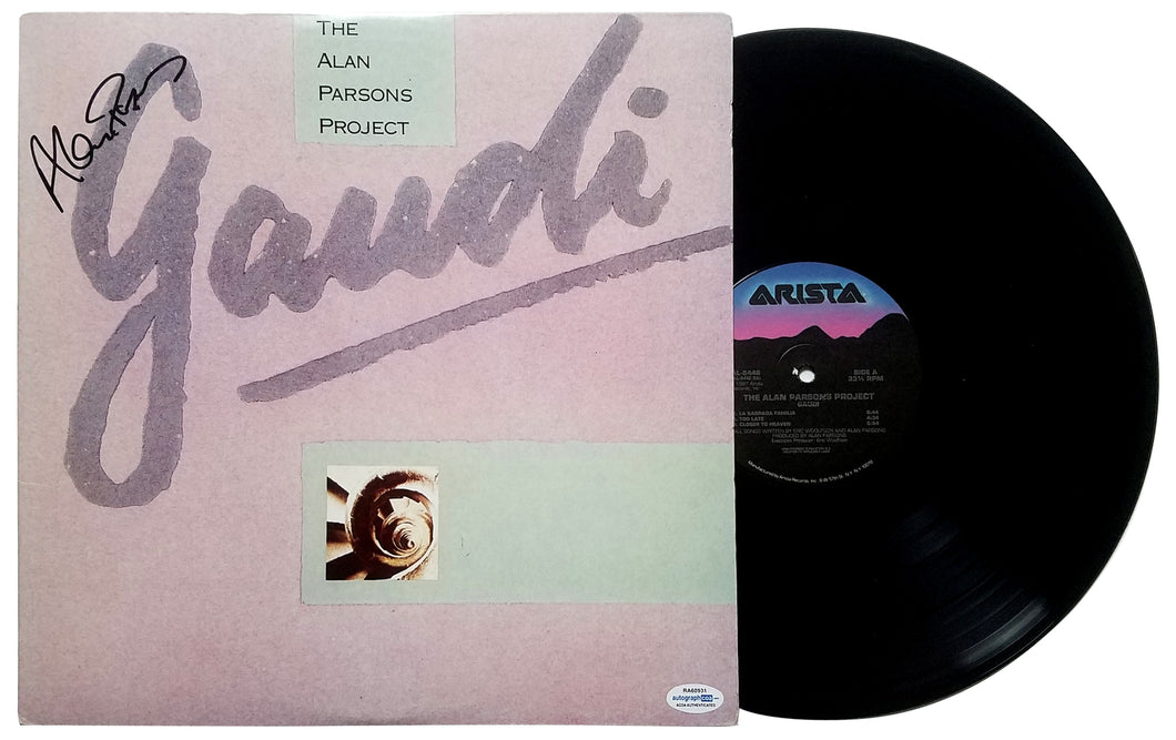Alan Parsons Project Autographed Signed Gaudi Record Album LP