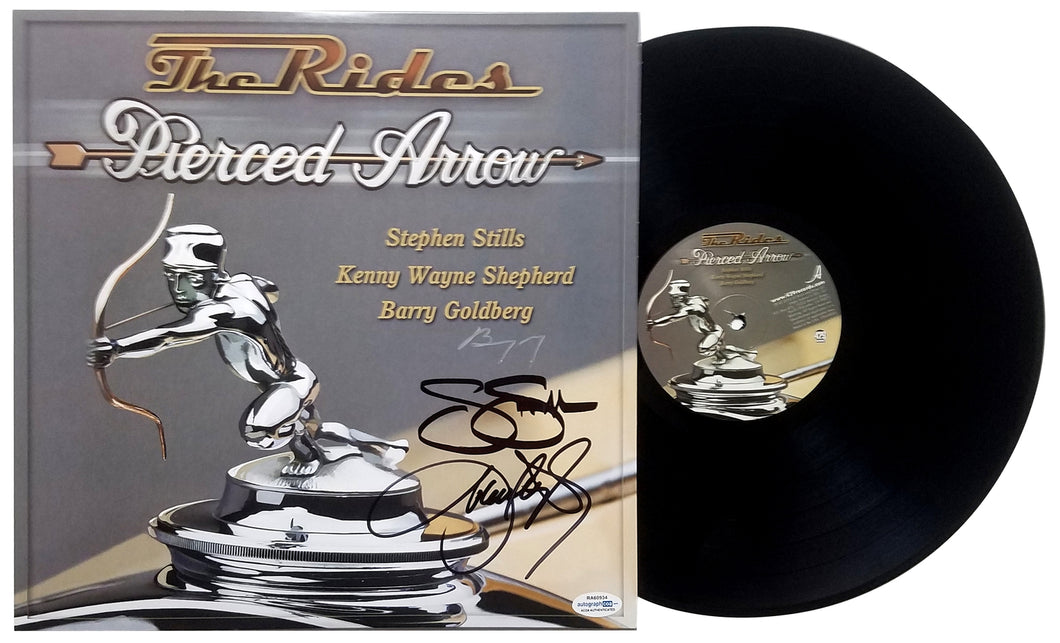 The Rides Stephen Stills Kenny Wayne Shepherd Autographed LP