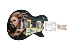 Load image into Gallery viewer, Beyonce Autographed Vintage Signature Rare Hand Airbrushed Guitar
