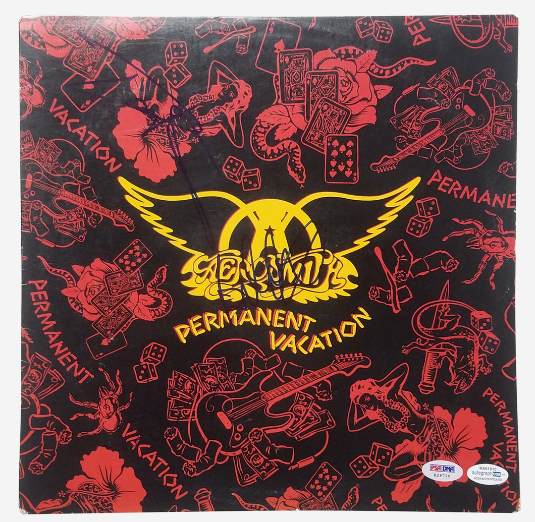 Aerosmith Autographed Signed Record Album LP