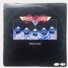 Load image into Gallery viewer, Aerosmith Full Band Autographed Signed Record Album LP
