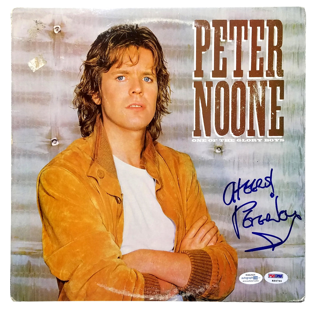 Peter Noone Autographed Signed Record Album LP