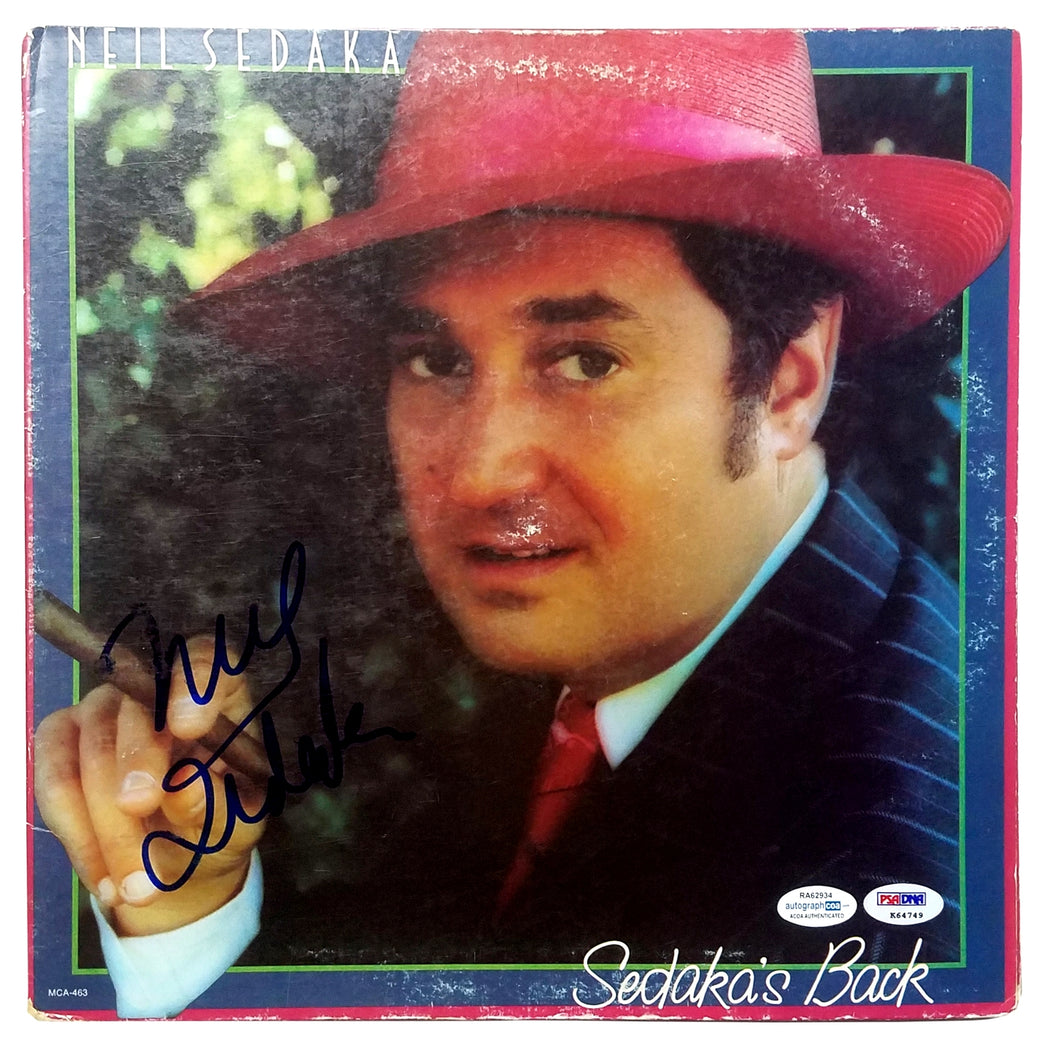 Neil Sedaka Autographed Signed Record Album LP