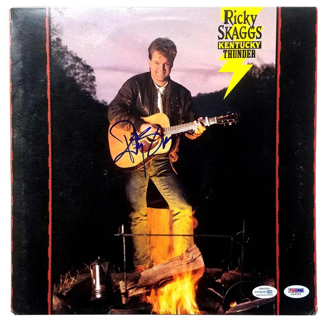Ricky Skaggs Autographed Signed Record Album LP