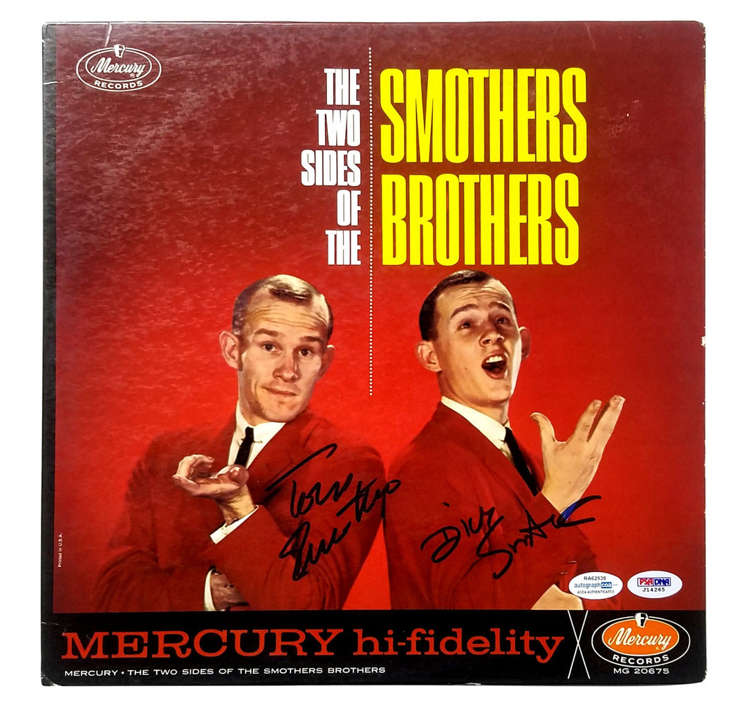 Smothers Autographed Signed Record Album LP