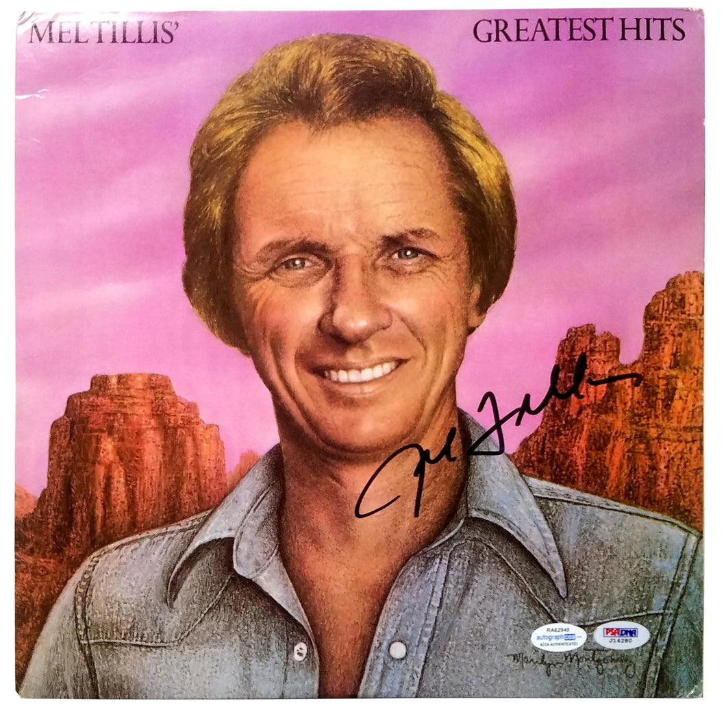 Mel Tillis Autographed Signed Record Album LP