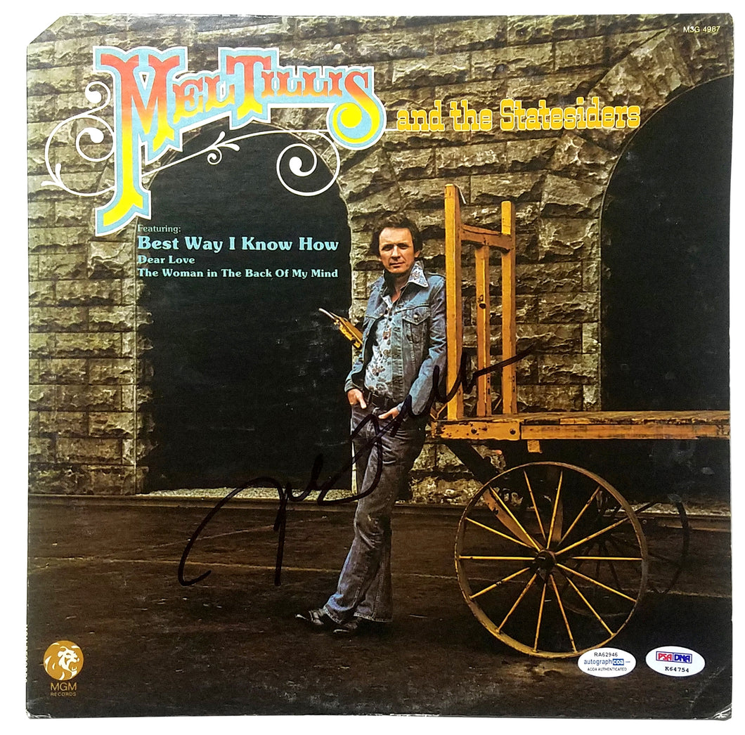 Mel Tillis Autographed Signed Record Album LP