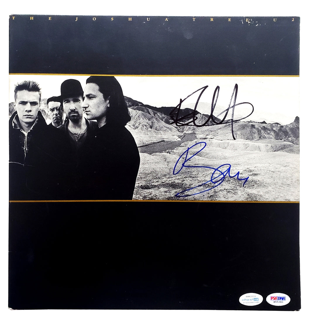 U2 Autographed X2 Signed Record Album LP