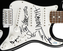 Load image into Gallery viewer, Unearth Autographed Signed Guitar ACOA
