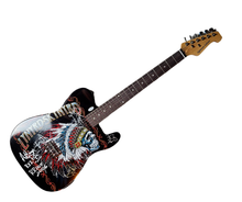 Load image into Gallery viewer, Lynyrd Skynyrd Autographed Signed Custom Graphics Guitar AFTAL UACC ACOA
