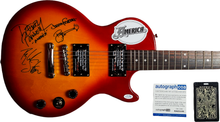 Load image into Gallery viewer, America Autographed Signed Gibson Epiphone Les Paul 100 Guitar ACOA
