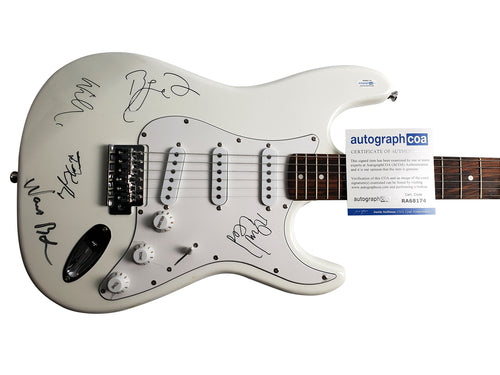 Arcade Fire Autographed Signed Guitar