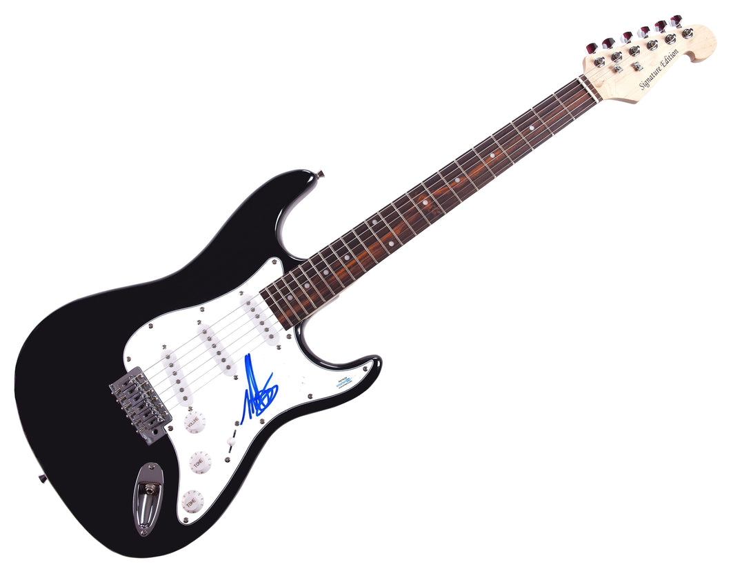 Mark Hoppus Blink 182 Autographed Signed Guitar with exact video proof