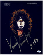 KISS Vinnie Vincent Autographed Signed 11x14 Photo Artwork Exact Proof