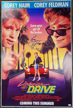 Load image into Gallery viewer, Corey Feldman Autographed 24x36 License To Drive Poster Exact Proof ACOA Witness
