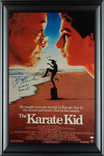 Load image into Gallery viewer, Ralph Macchio Signed 24x36 &quot;Wax On&quot; The Karate Kid Framed Poster Exact Proof
