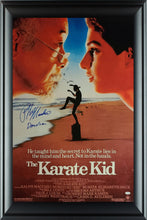 Load image into Gallery viewer, Ralph Macchio Signed 24x36 &quot;Danielsan&quot; The Karate Kid Framed Poster Exact Proof
