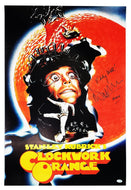 Clockwork Orange Malcolm McDowell Signed 24x36 Poster