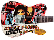 Meat Loaf Signed Rocky Horror Graphics Guitar Exact Video Proof