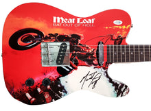 Load image into Gallery viewer, Meat Loaf Signed Bat Out Of Hell Album LP Graphics Guitar Exact Video Proof
