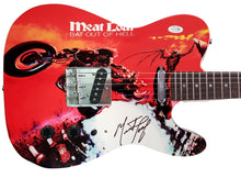 Load image into Gallery viewer, Meat Loaf Signed Bat Out Of Hell Album LP Graphics Guitar Exact Video Proof
