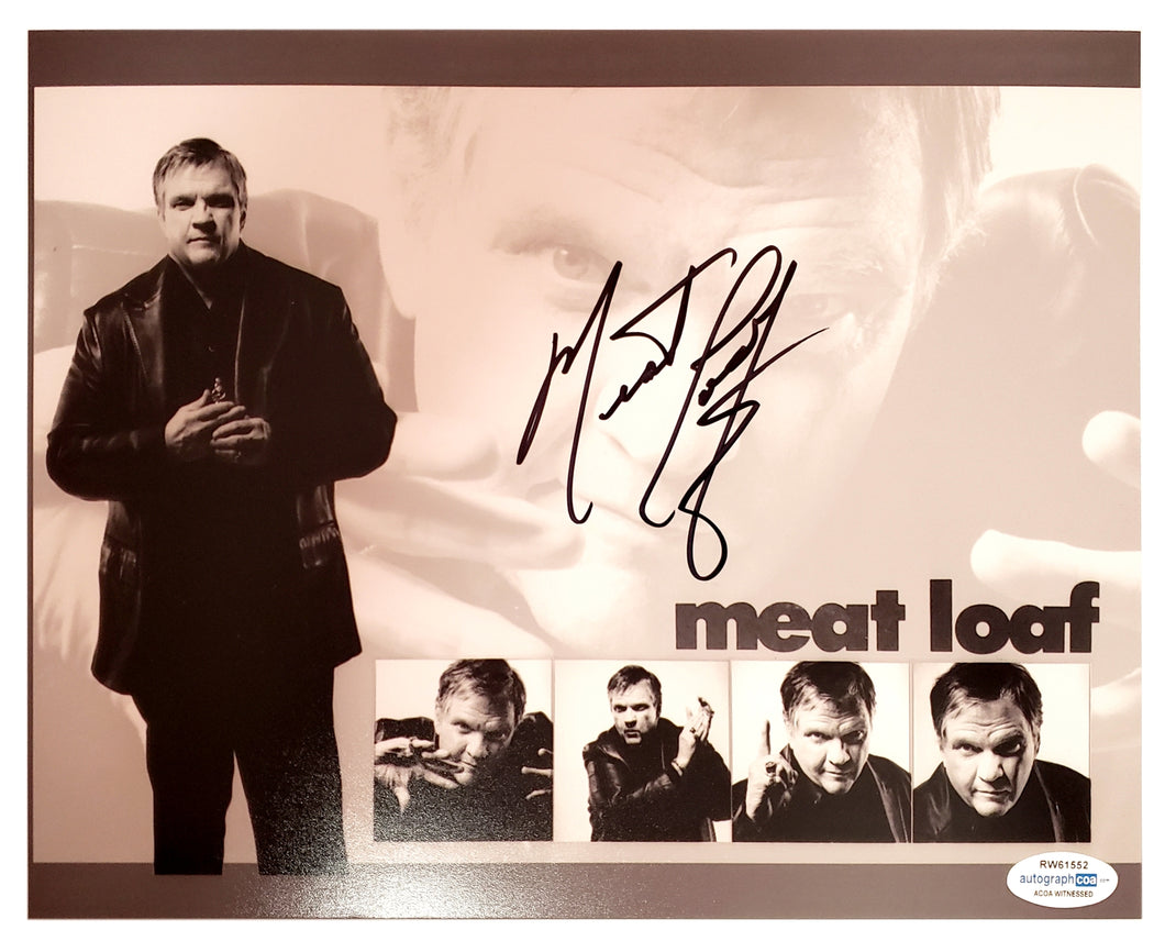 Meat Loaf Autographed Signed 8x10 Photo Exact Video Proof