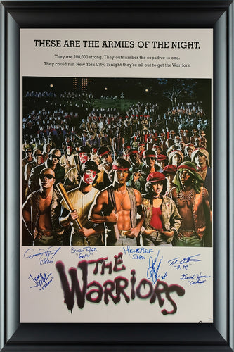 The Warriors Cast Autographed Signed Framed 24x36 Poster Exact Photo Proof