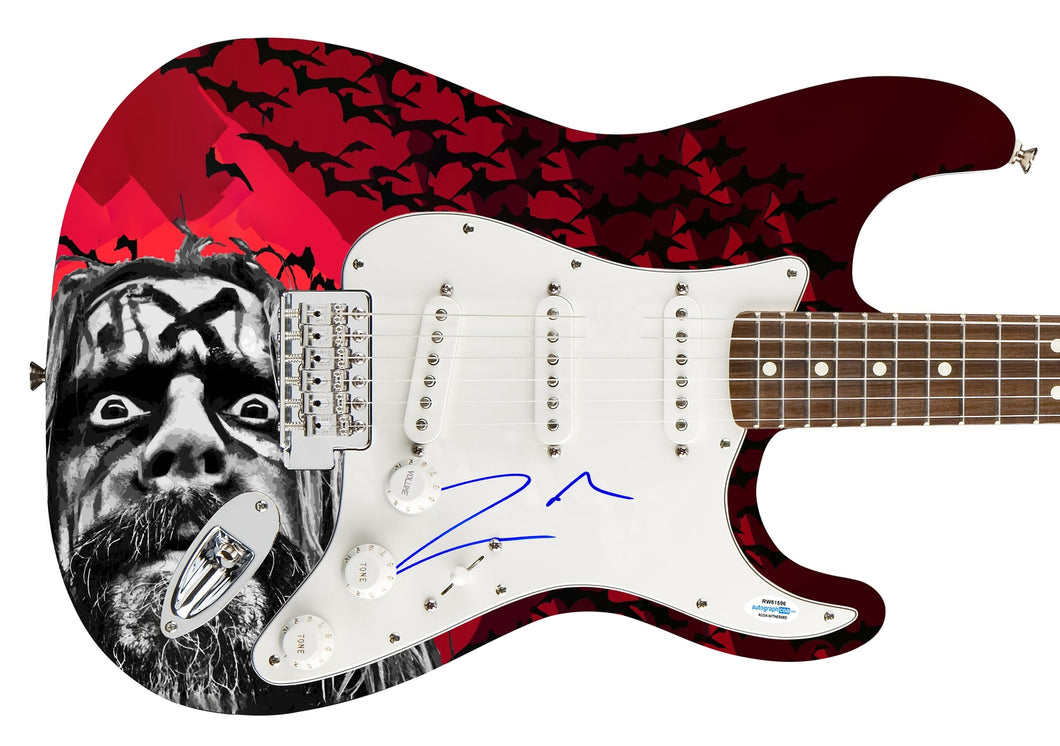 Rob Zombie Autographed Signed Photo Graphics Guitar