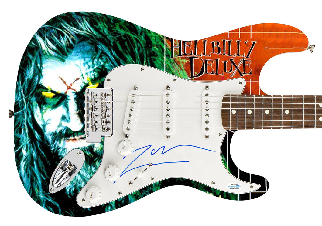 Rob Zombie Autographed Signed Photo Graphics Guitar