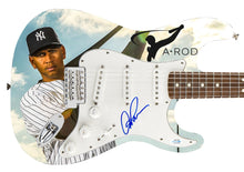 Load image into Gallery viewer, Alex Rodriguez NY Yankess Signed Photo Graphics Guitar
