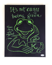 Load image into Gallery viewer, Guy Gilchrist Hand Drawn Autographed Kermit Muppets Art Canvas
