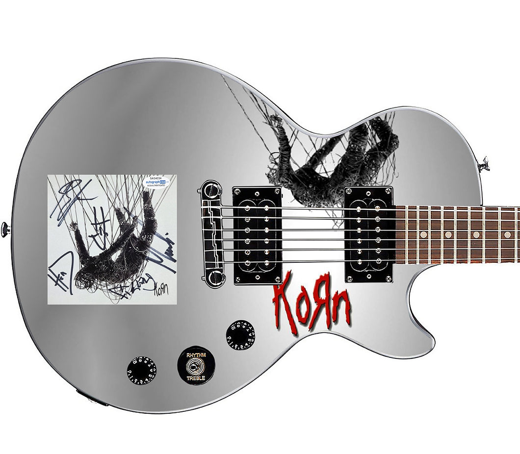 Korn Autographed Gibson Epiphone The Nothing Cd Album Graphics Guitar