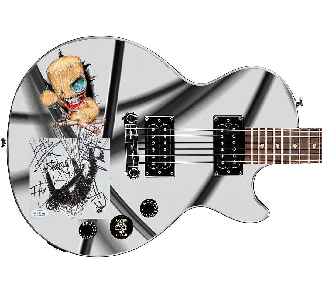 Korn Autographed Gibson Epiphone The Nothing Cd Album Graphics Guitar
