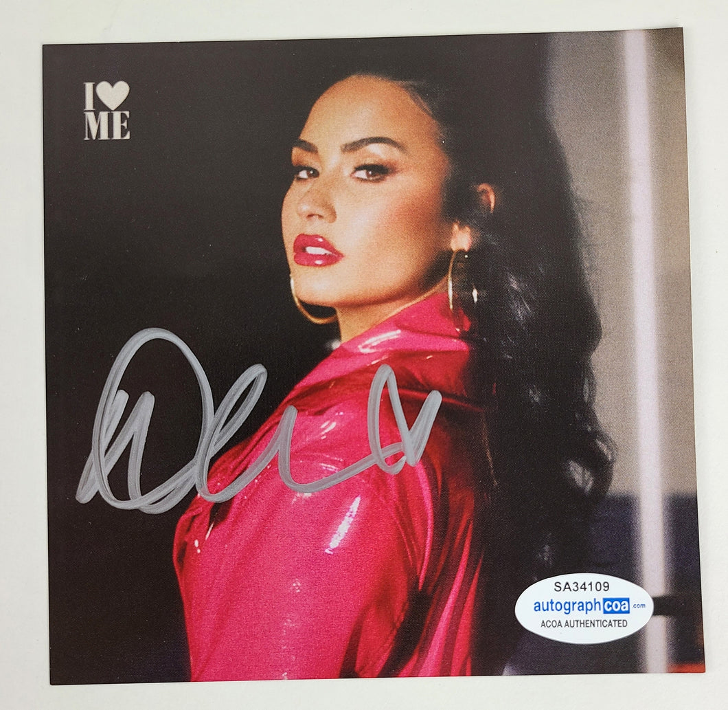 Demi Lovato Autographed I Love Me CD Cvr Lp Album