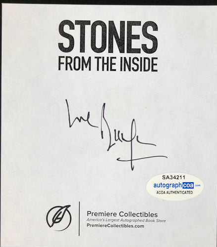 The Rolling Stones Bill Wyman Autographed Signed Book