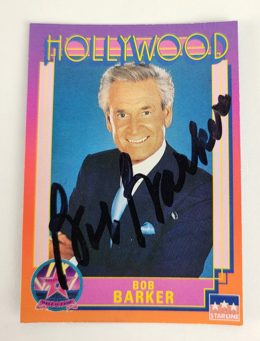 Bob Barker Autographed Starline Hollywood Collectors Trading Card