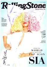 Load image into Gallery viewer, Sia Furler Autographed 12x18 Rolling Stone Australia Magazine Poster Photo
