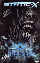 Load image into Gallery viewer, Static-X Autographed 12X18 Project Regeneration Poster Photo
